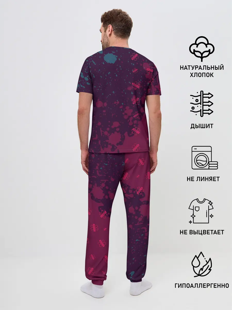 Мужская пижама с брюками / Niletto - Splash