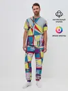 Мужская пижама с брюками / Cubisme