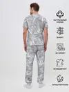 Мужская пижама с брюками / Голографичная фольга