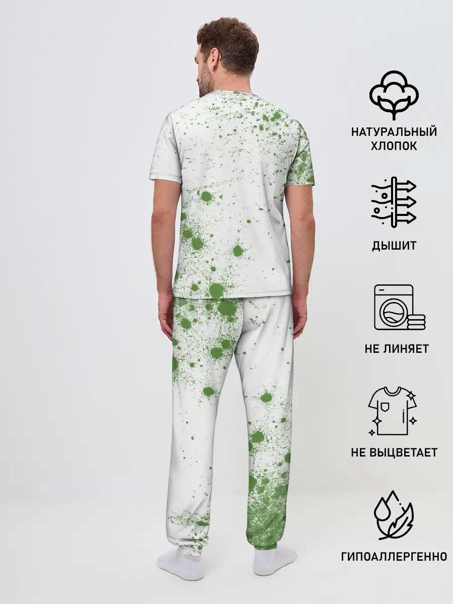 Мужская пижама с брюками / New World - Синдикат - Краска