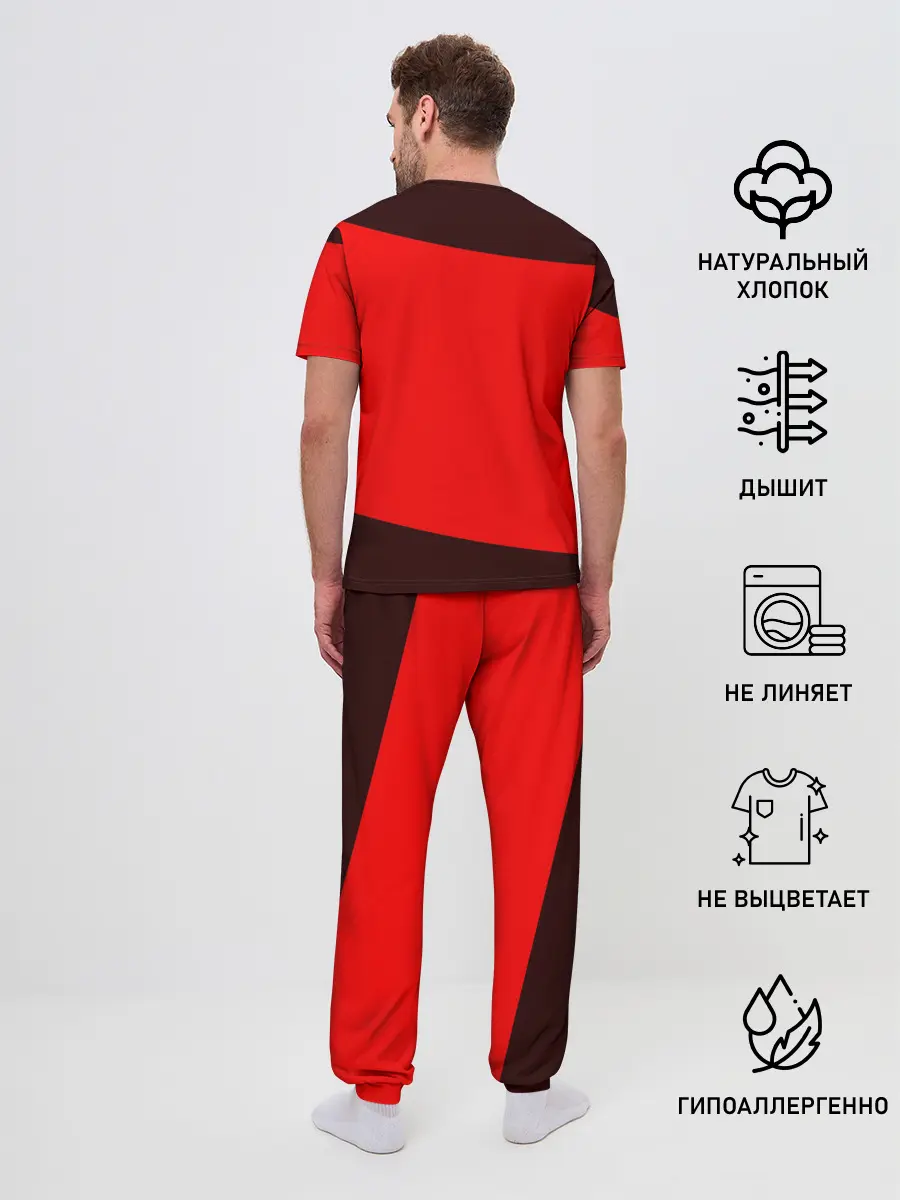 Мужская пижама с брюками / Skoda - Racing