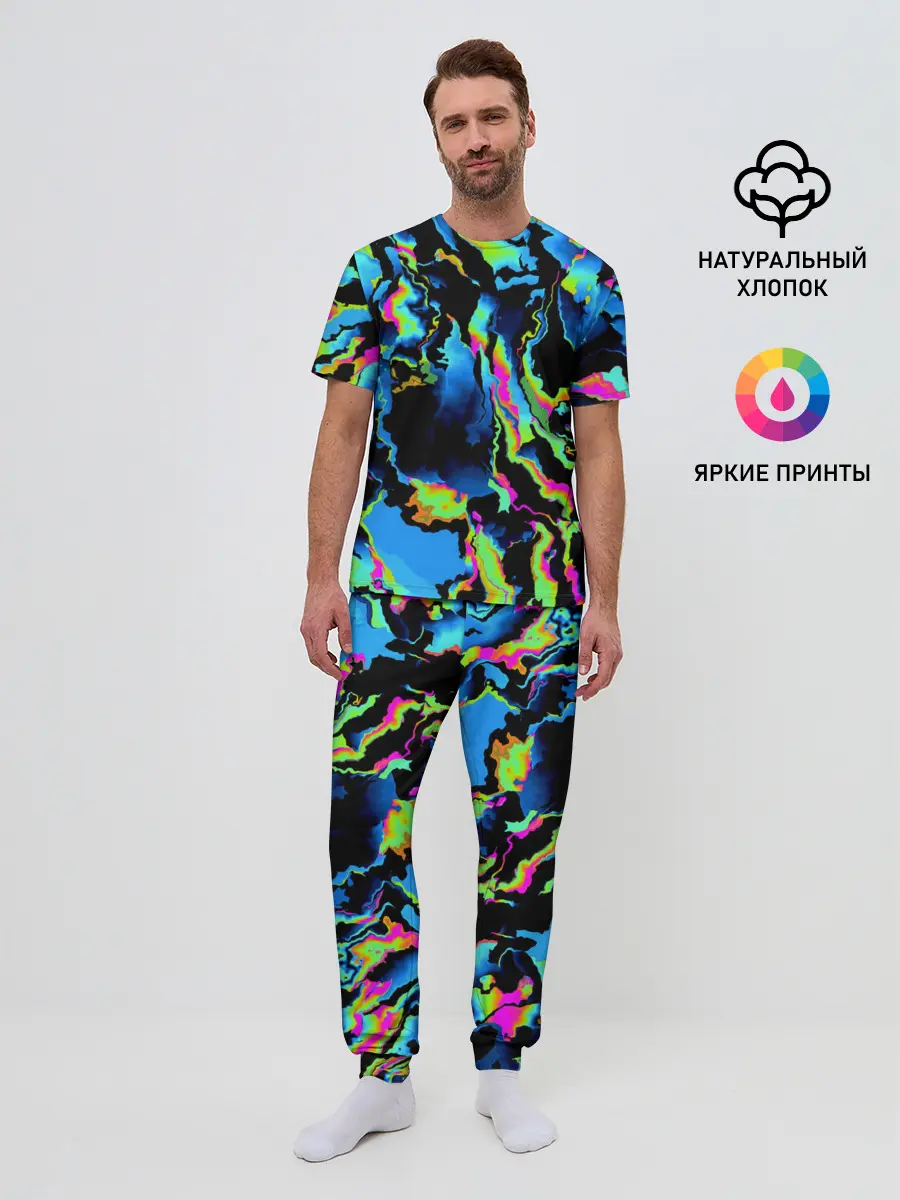 Мужская пижама с брюками / Странное дерево