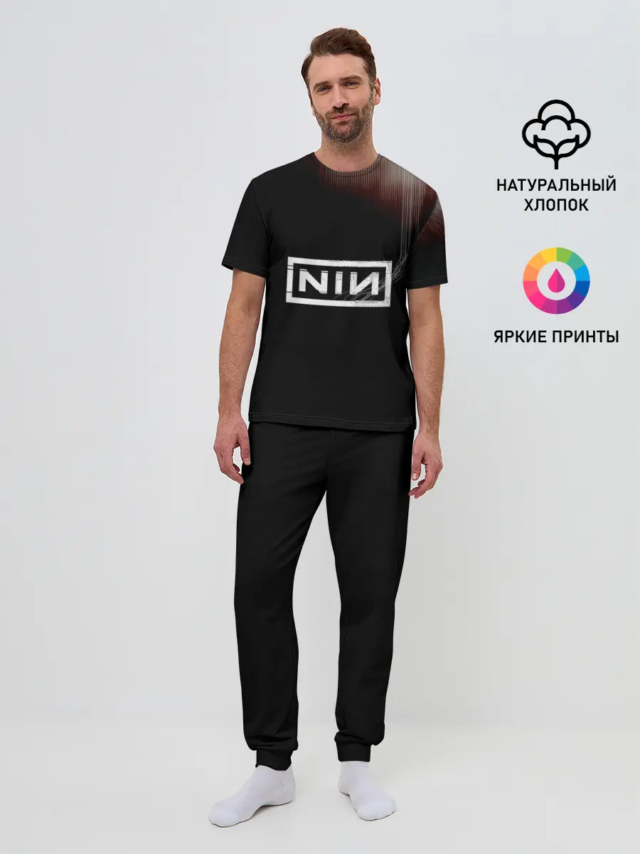 Мужская пижама с брюками / Cyber NIN