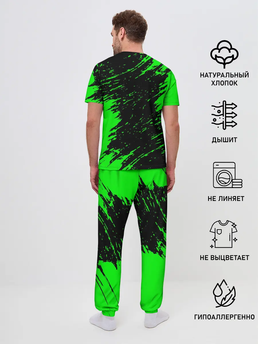 Мужская пижама с брюками / S.T.A.L.K.E.R. NEON | СТАЛКЕР