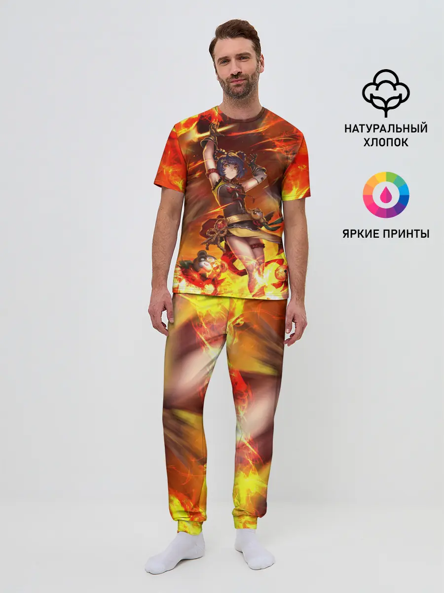 Мужская пижама с брюками / Сян Лин | Genshin Impact