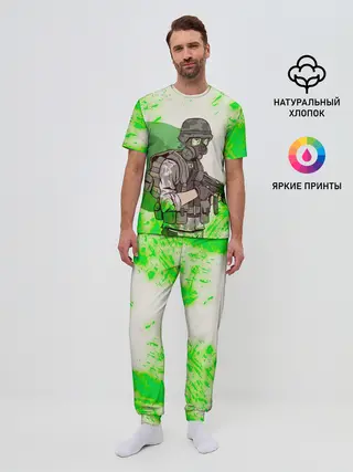 Мужская пижама с брюками / Opposing Force | HL