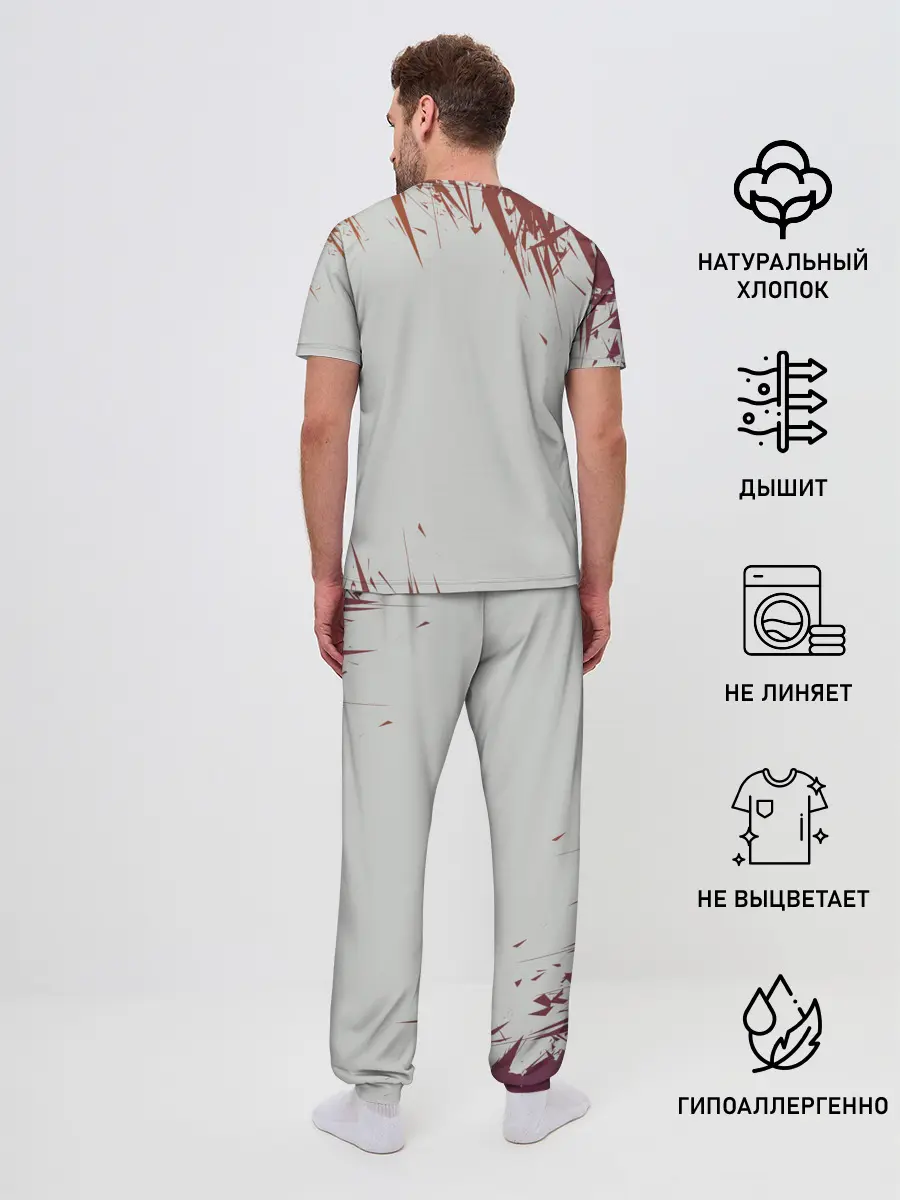 Мужская пижама с брюками / КИАНУ РИВЗ | КИБЕРПАНК