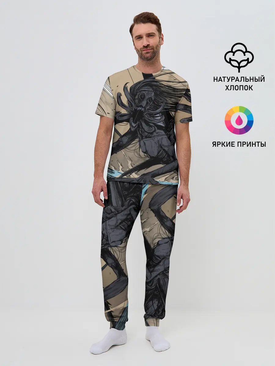 Мужская пижама с брюками / Мерико Чан