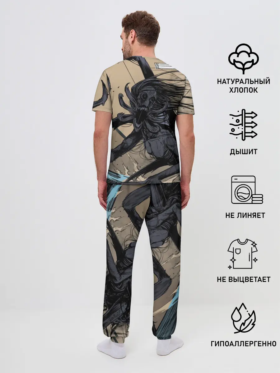 Мужская пижама с брюками / Мерико Чан