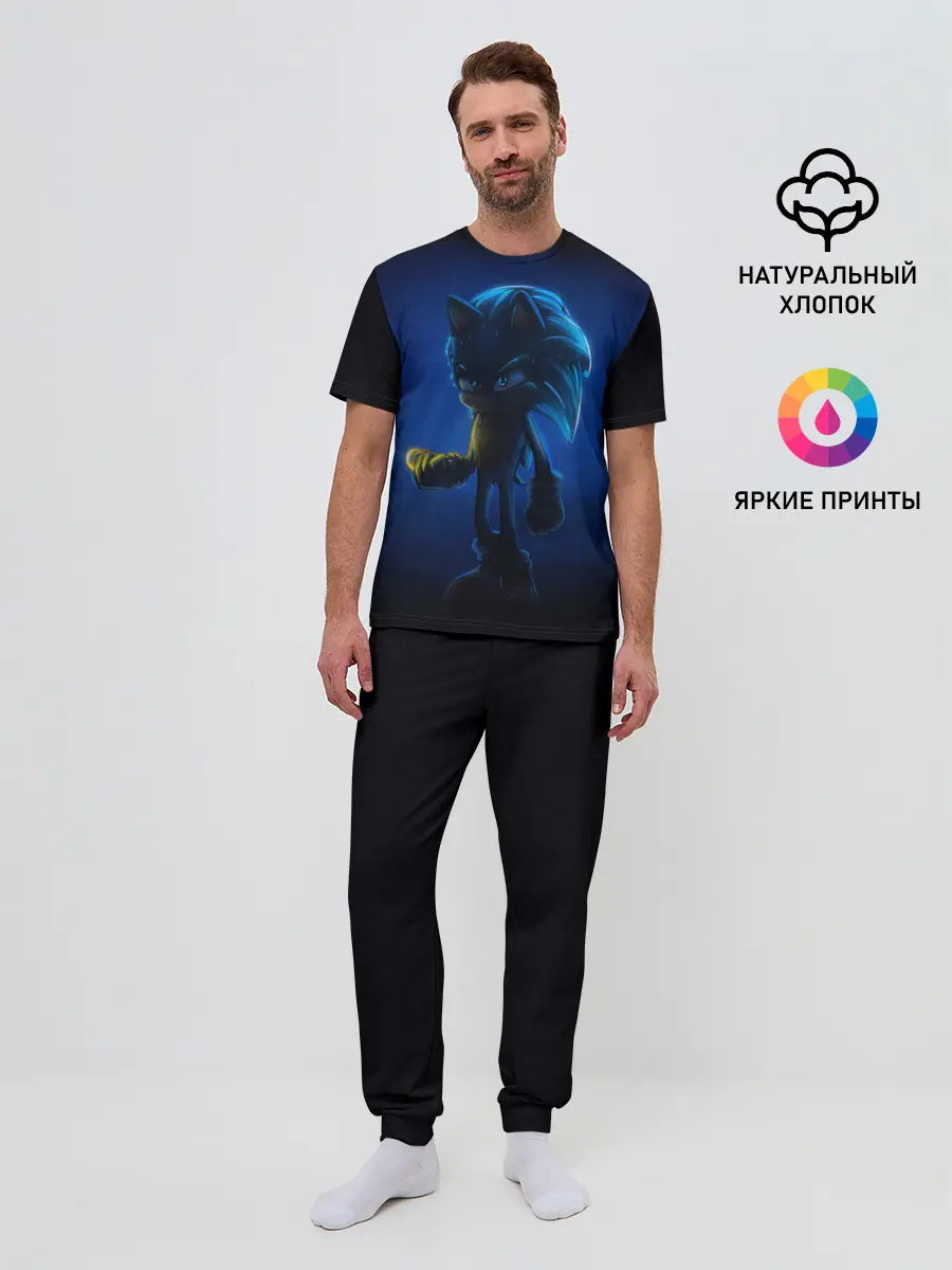 Мужская пижама с брюками / SONIC | СОНИК