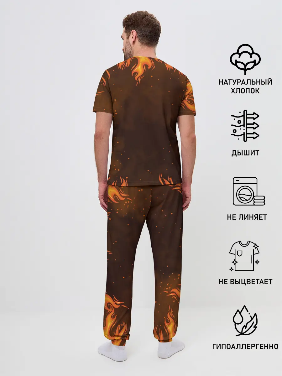 Мужская пижама с брюками / Haikyu | Волейбол