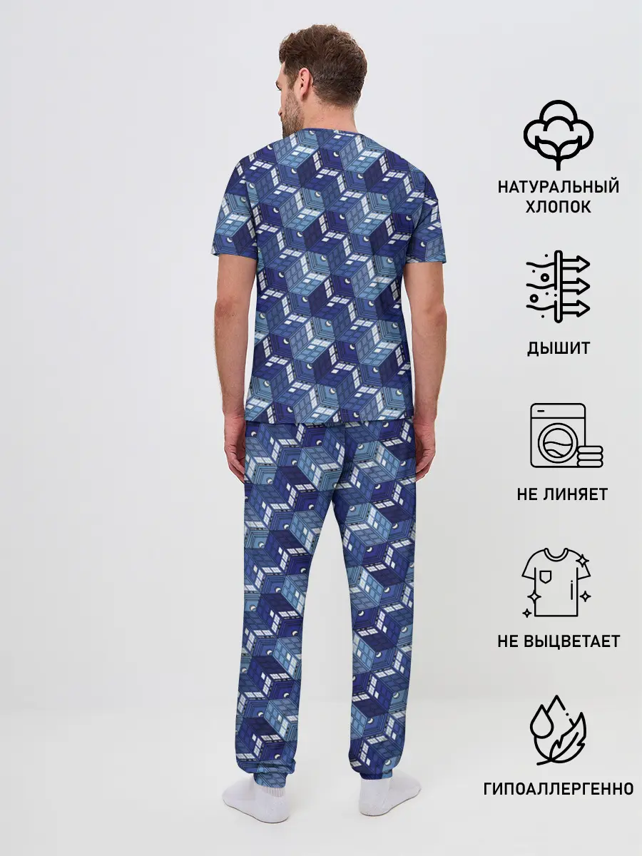 Мужская пижама с брюками / Doctor Who Pattern
