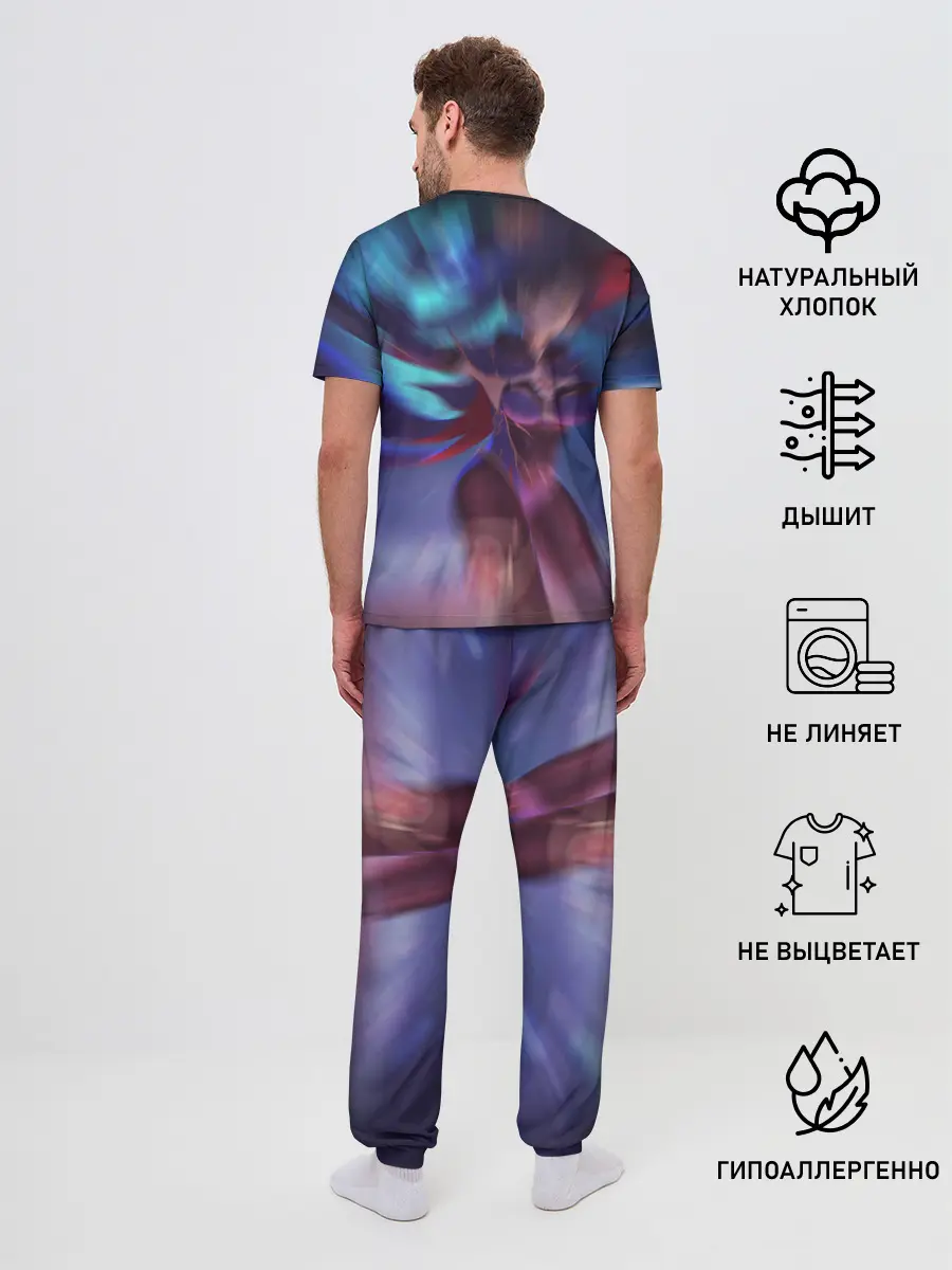 Мужская пижама с брюками / Mona | Genshin Impact | Геншин Импакт