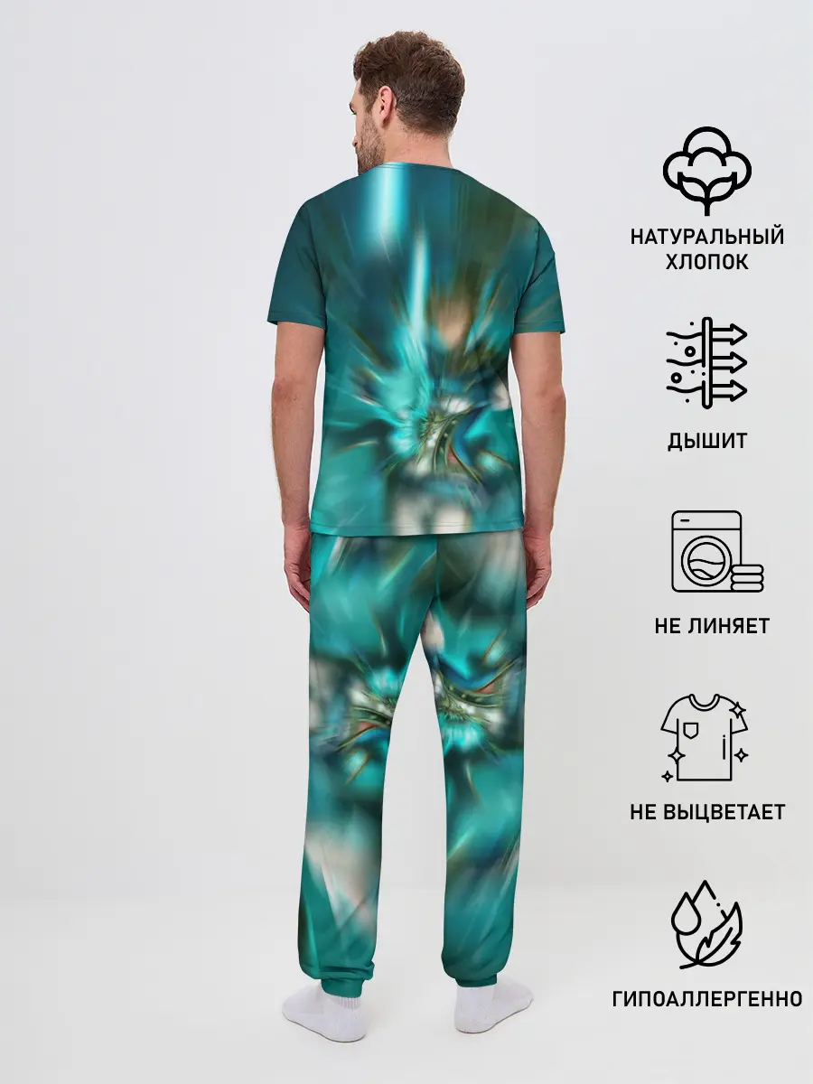 Мужская пижама с брюками / Джин | Genshin Impact | Геншин Импакт