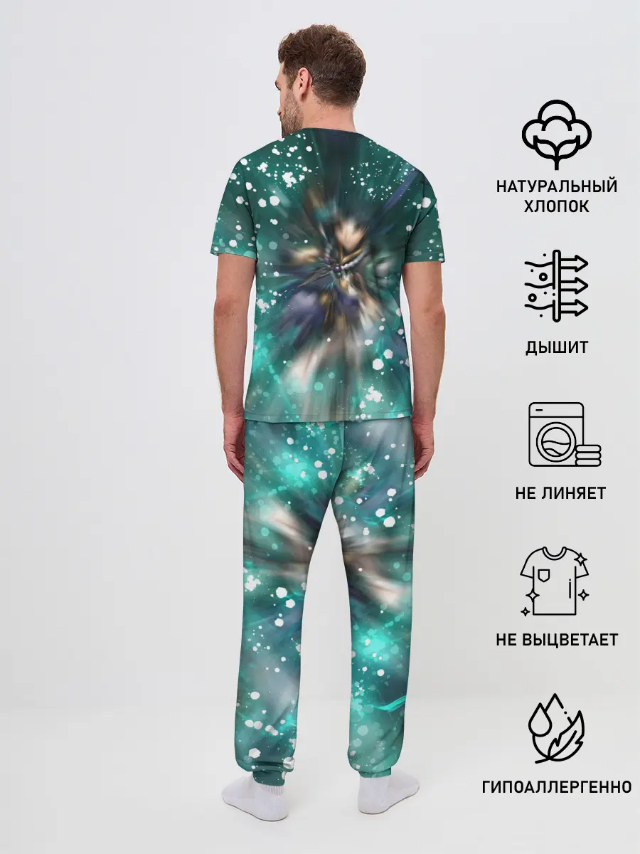 Мужская пижама с брюками / Сяо | Геншин Импакт