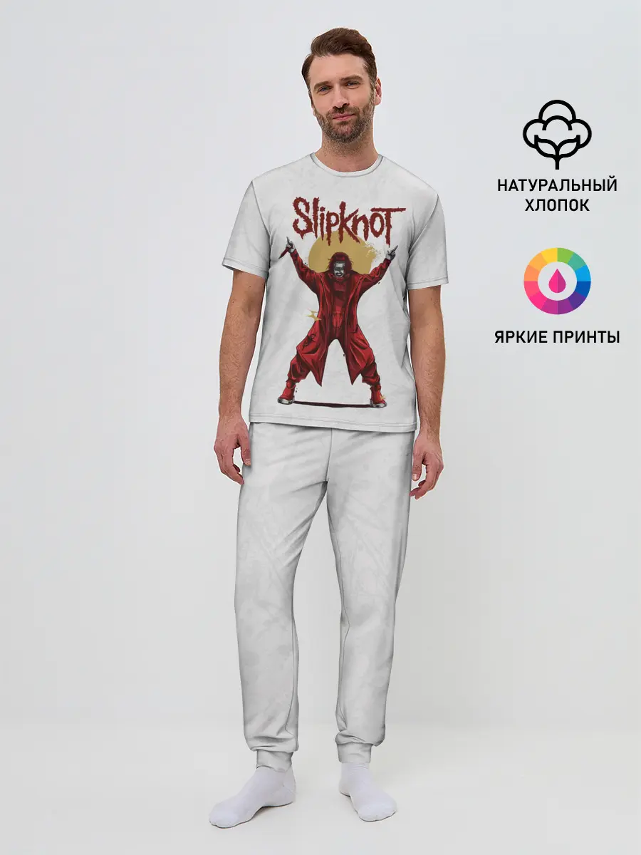 Мужская пижама с брюками / COREY TAYLOR | SLIPKNOT | СЛИПКНОТ