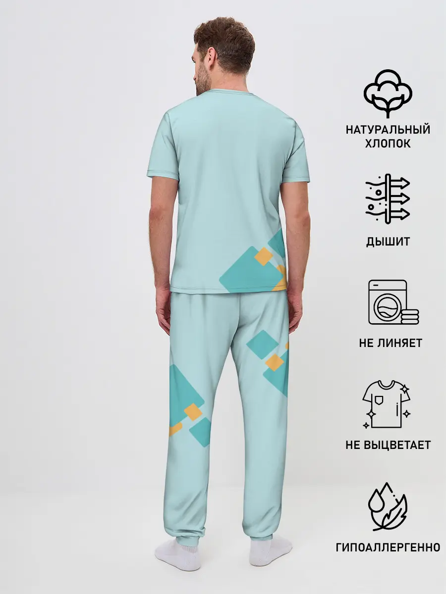 Мужская пижама с брюками / Рэона Кисараги