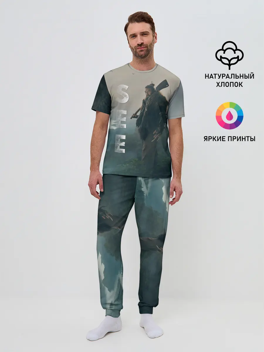 Мужская пижама с брюками / Баба Фосс Видеть