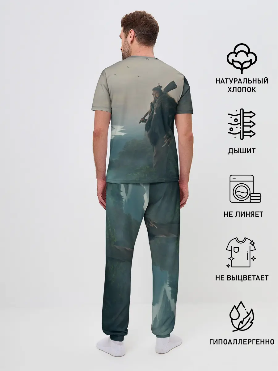 Мужская пижама с брюками / Баба Фосс Видеть