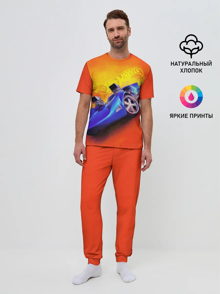 Мужская пижама с брюками / Hot Wheels. Хот Вилс