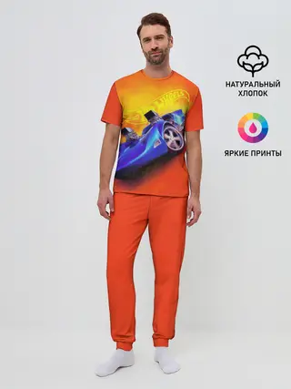 Мужская пижама с брюками / Hot Wheels. Хот Вилс