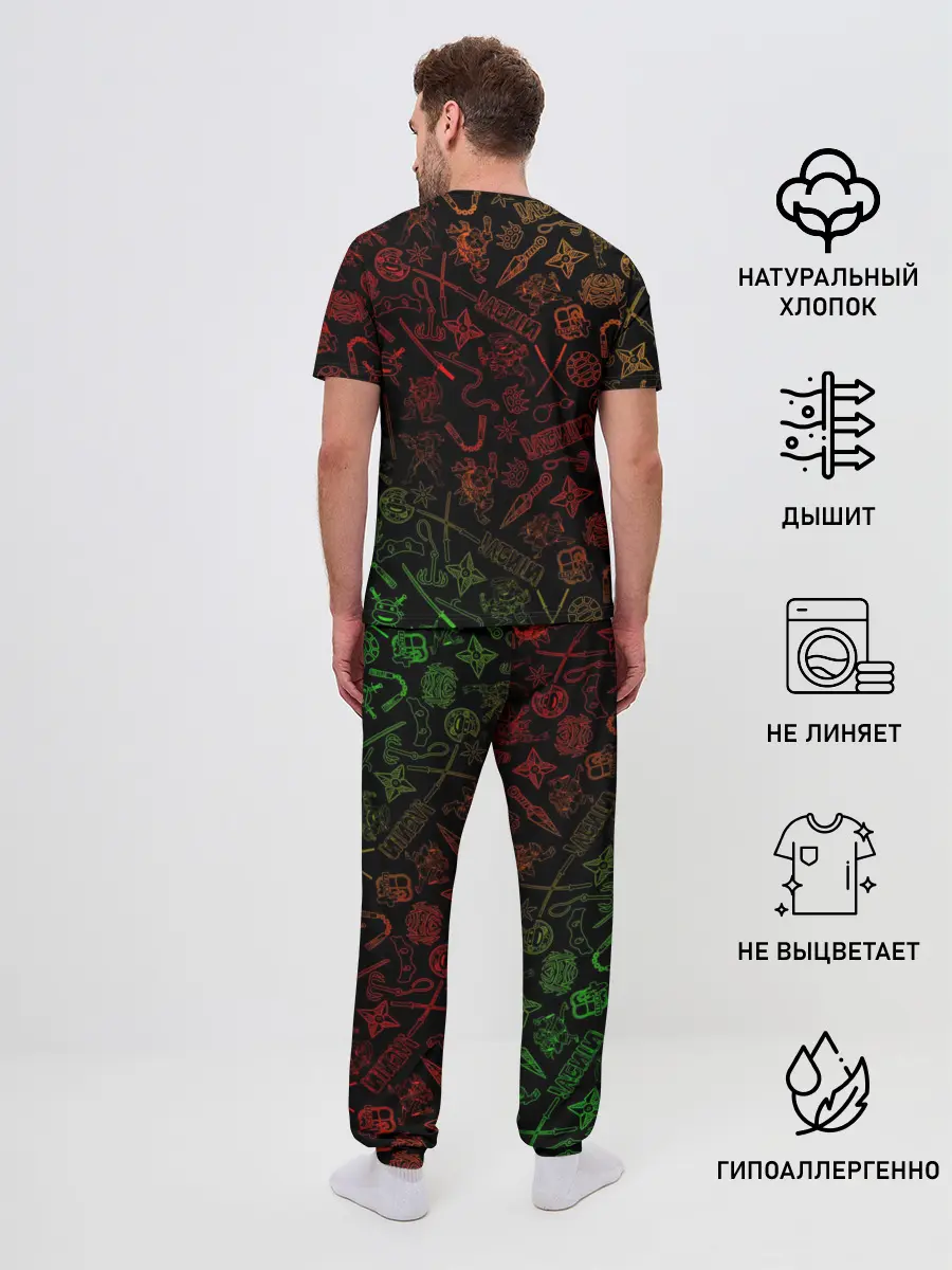 Мужская пижама с брюками / Ниндзя Черепашки | Иконки