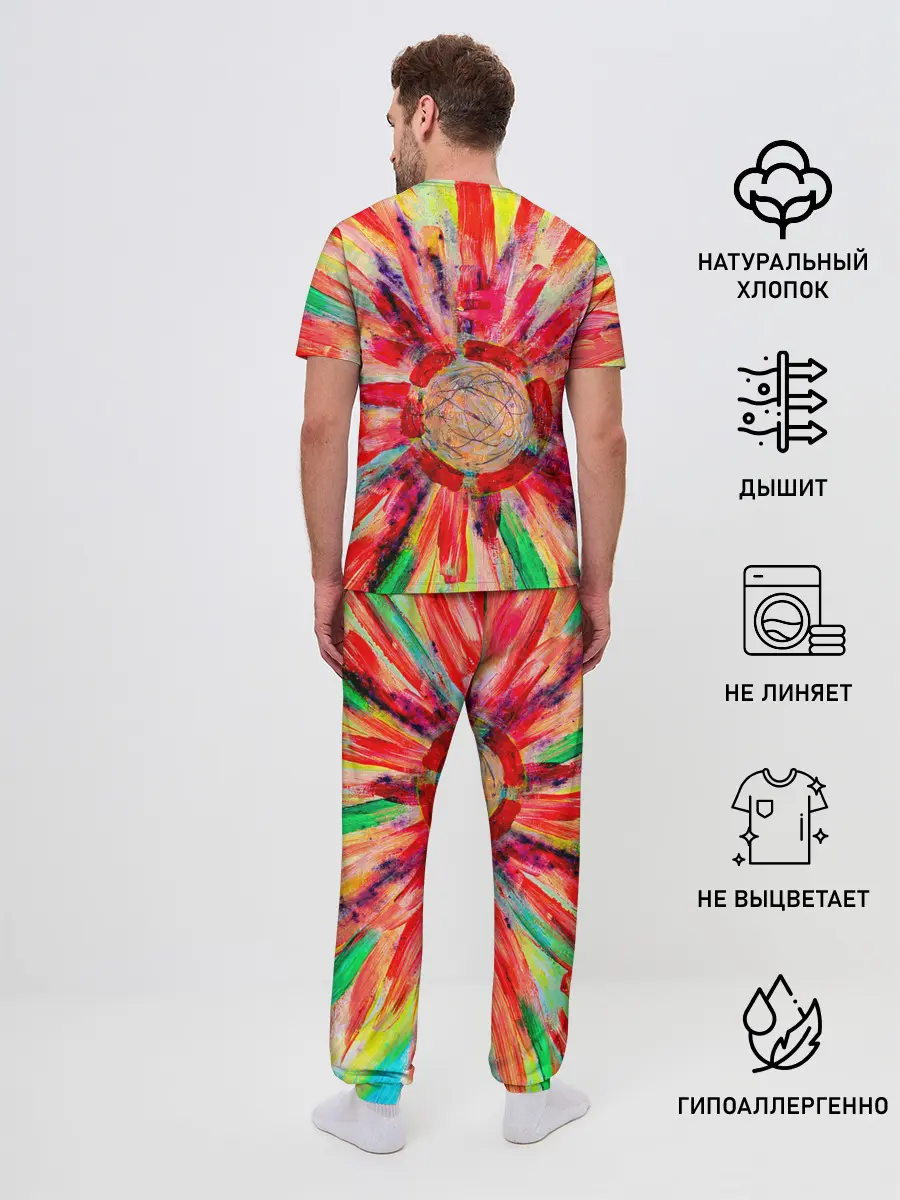 Мужская пижама с брюками / Освобождение от 3D