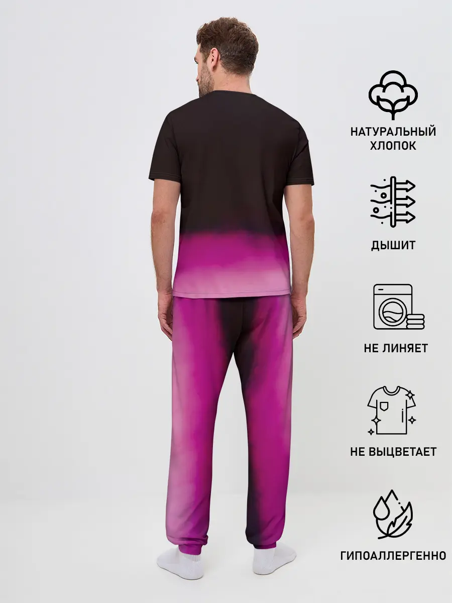 Мужская пижама с брюками / Deep Purple - Burn