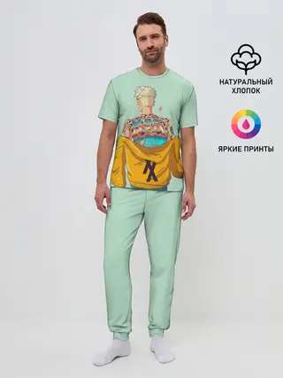 Мужская пижама с брюками / МГК