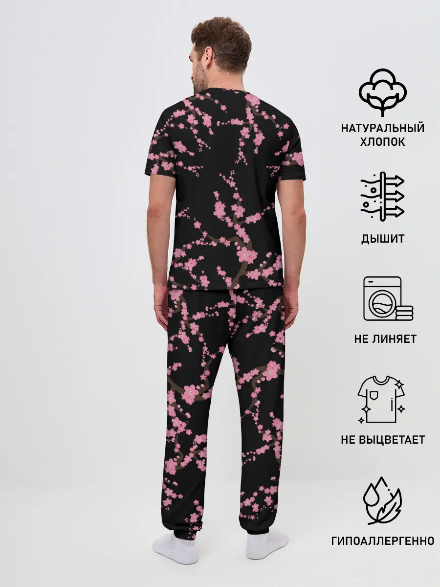 Мужская пижама с брюками / Сакура | Япония | Japan