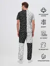 Мужская пижама с брюками / Руны
