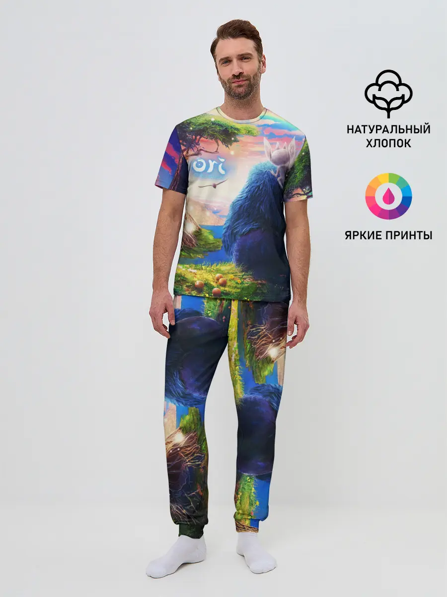 Мужская пижама с брюками / Ори и Блуждающие огоньки | Ori