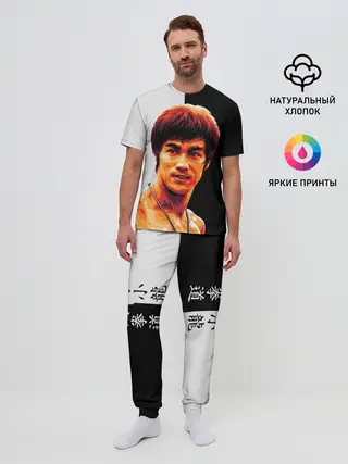 Мужская пижама с брюками / Bruce Jeet Kune Do