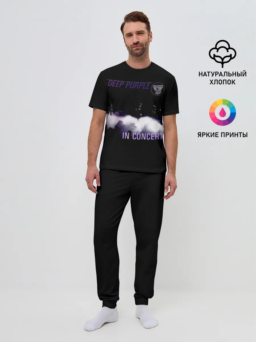 Мужская пижама с брюками / Live at Long Beach 1976 - Deep Purple