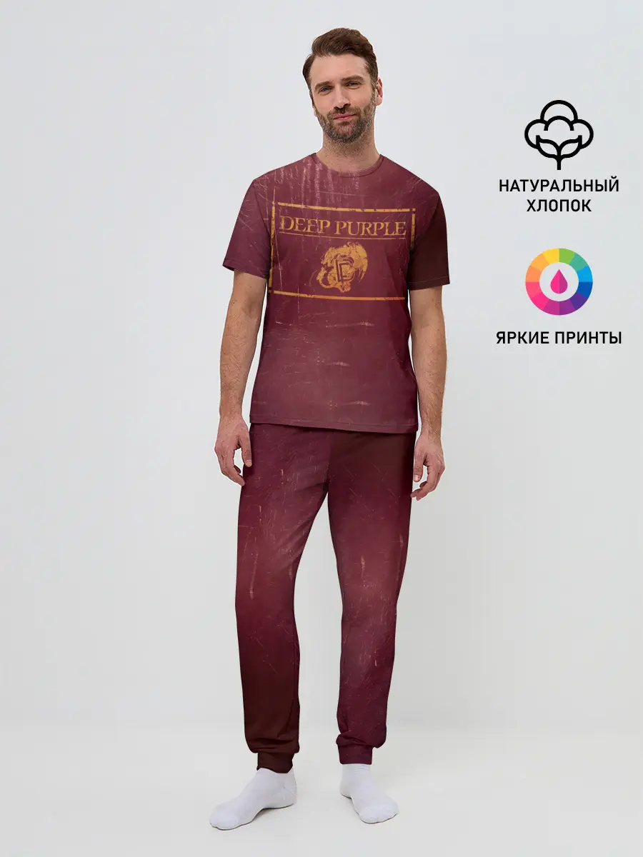 Мужская пижама с брюками / Live in Europe 1993 - Deep Purple