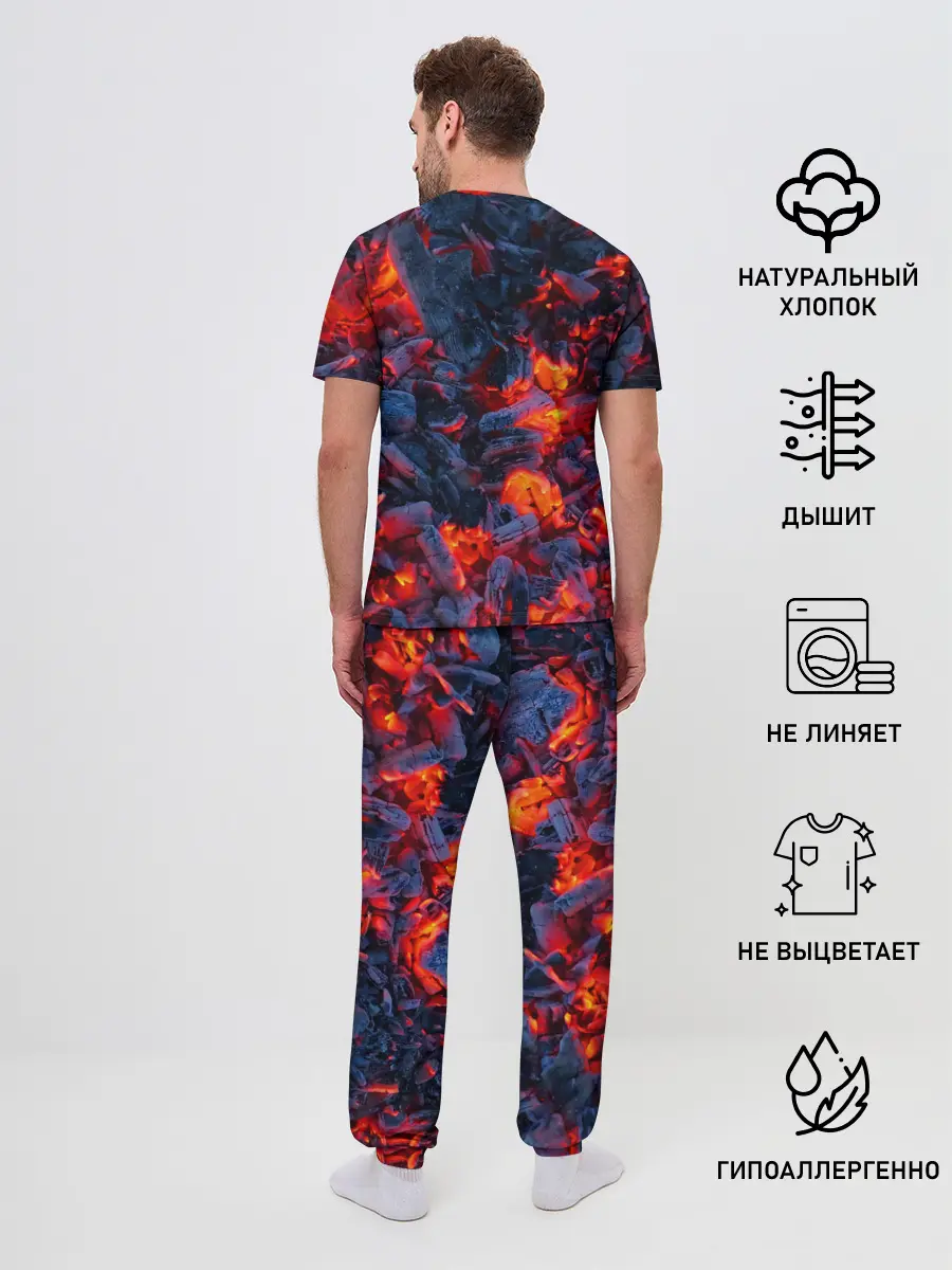 Мужская пижама с брюками / Магия углей