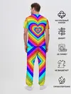 Мужская пижама с брюками / Цветные сердца | Colored hearts