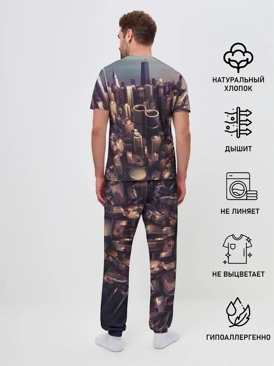 Мужская пижама с брюками / Sonic Highways - Foo Fighters