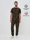 Мужская пижама с брюками / Ночные монстры
