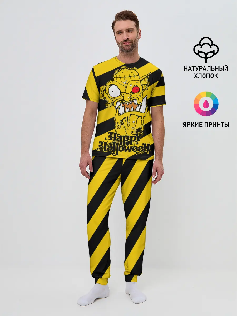 Мужская пижама с брюками / Нечисть с красным глазом