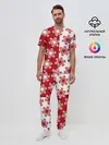 Мужская пижама с брюками / Новогодние Снежинки 2022