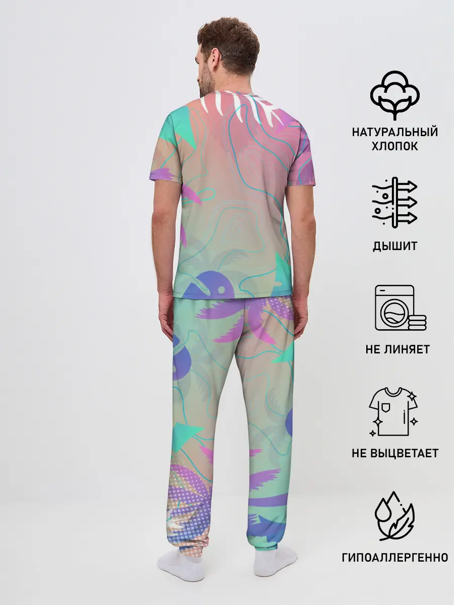 Мужская пижама с брюками / Эскимо в Тропиках