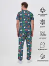 Мужская пижама с брюками / Праздник