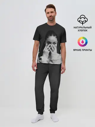 Мужская пижама с брюками / Бхад спряталась