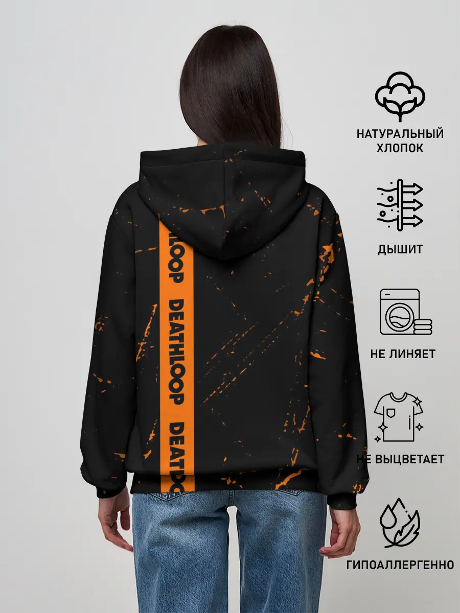 Женское худи / Deathloop - Grunge