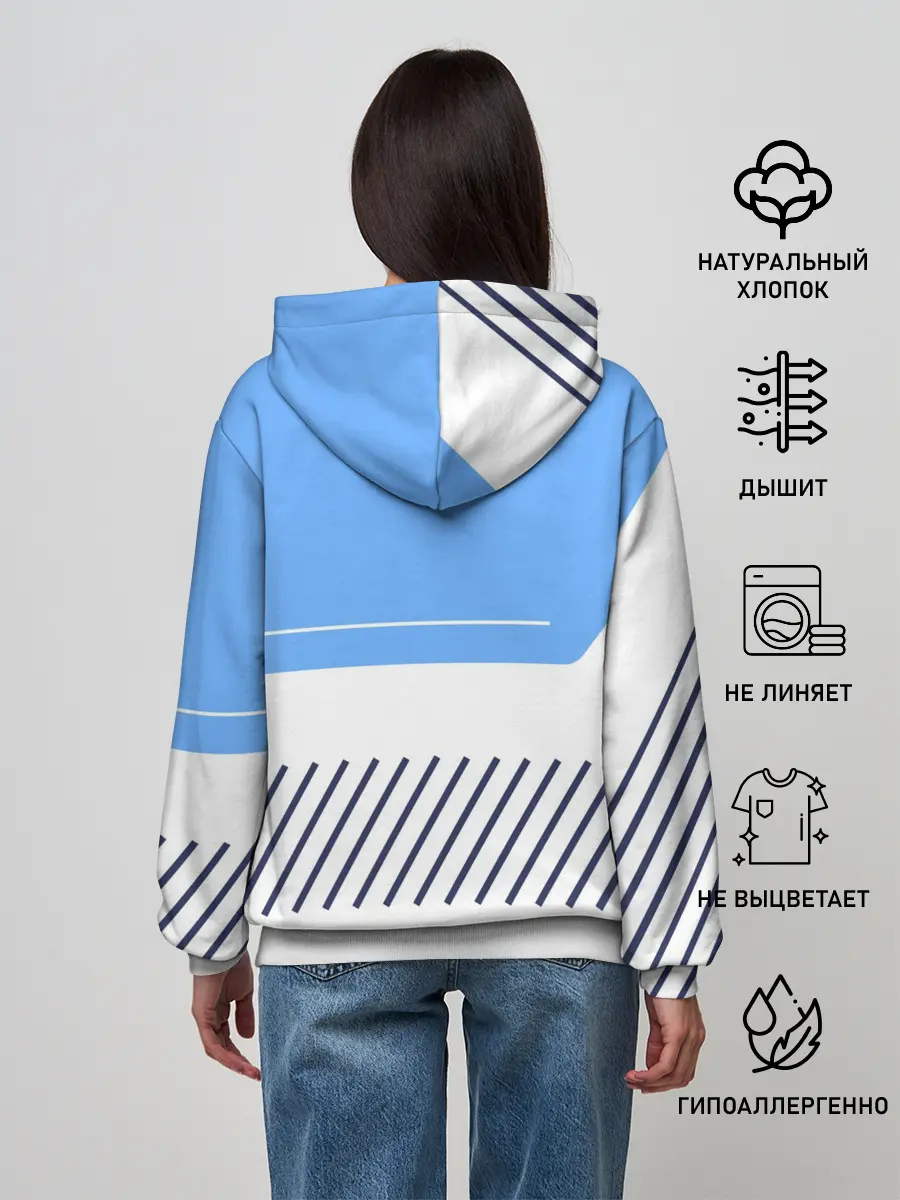 Женское худи / МАНЧЕСТЕР СИТИ / МАНЧЕСТЕР