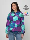 Женское худи / СИРЕНЕВЫЕ КУБЫ
