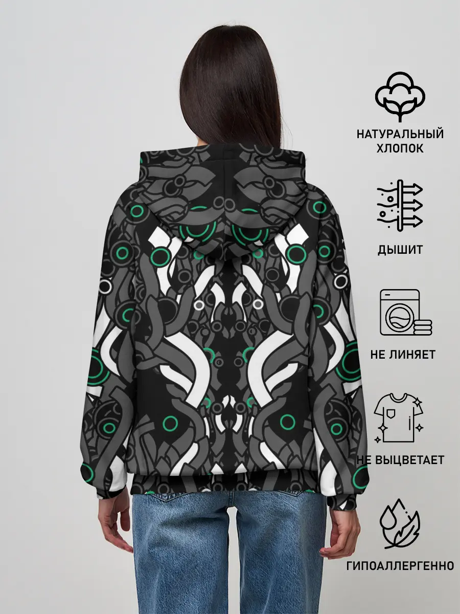 Женское худи / Абстрактная фантастика