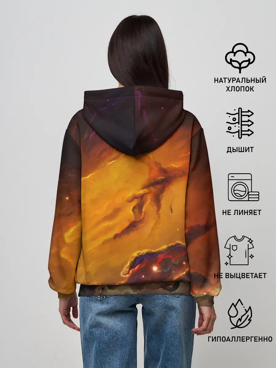 Женское худи / Космический кот | Space Cat