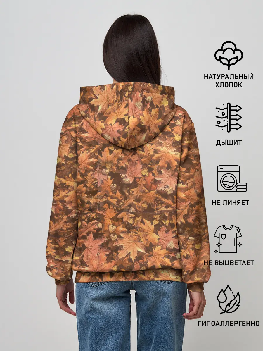 Женское худи / Осеннее листопад